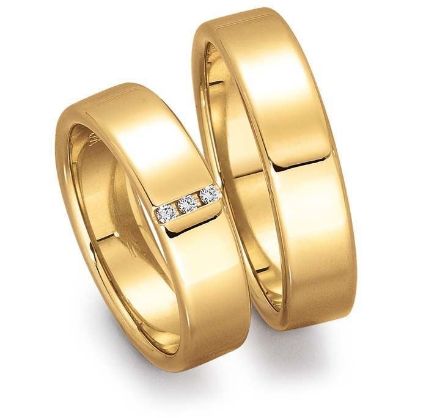 Gifteringer i gult gull 9kt, 5,5 mm. GETTMANN - 1805655 Gifteringer i gult gull 9kt, 5,5 mm. GETTMANN - 1805655