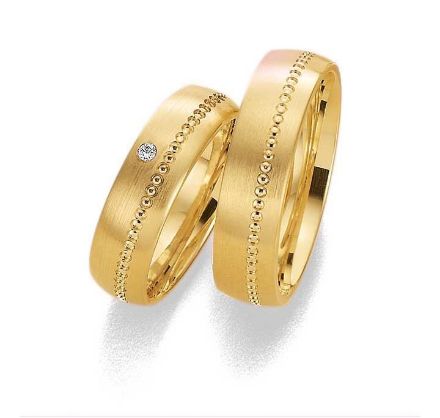 Gifteringer i gult gull 9kt, 6 mm. GETTMANN - 1607760 Gifteringer i gult gull 9kt, 6 mm. GETTMANN - 1607760