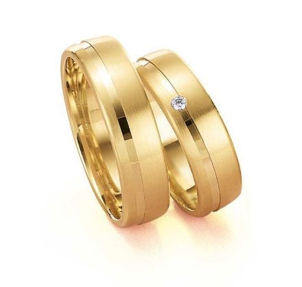 Gifteringer i gult gull 9kt, 6 mm. GETTMANN - 1802160 Gifteringer i gult gull 9kt, 6 mm. GETTMANN - 1802160