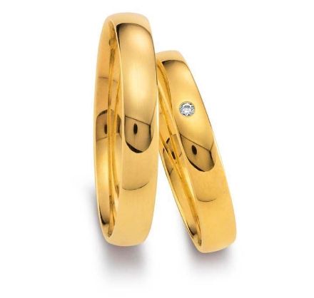 Gifteringer i gult gull 9kt, 3,5 mm.GETTMANN - 110235 Gifteringer i gult gull 9kt, 3,5 mm.GETTMANN - 110235