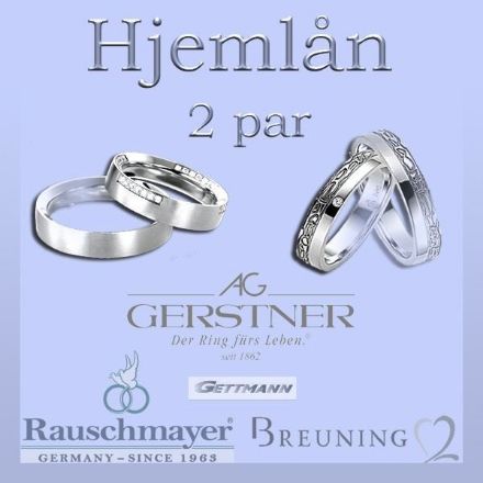 Vis detaljer for Hjemlån av 2 par ringer Bilde av Hjemlån av 2 par ringer