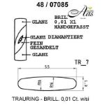 Skisse av hvitt gull 14 kt, 5.5 mm. Smart line - 4807085