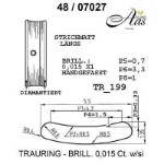 Skisse av hvitt gull 14 kt, 5.5 mm. Smart line- 48070270