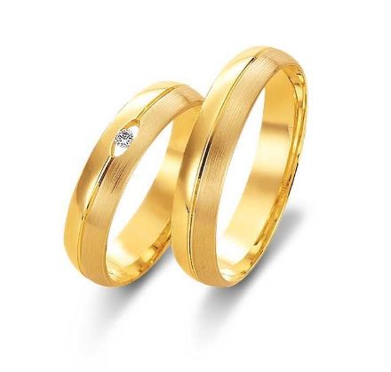 Gifteringer i gult gull 9kt, 4,5 mm. GETTMANN -1607845 Gifteringer i gult gull 9kt, 4,5 mm. GETTMANN -1607845