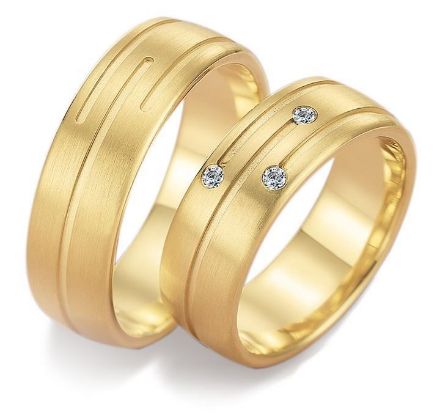 Gifteringer i gult gull 9kt, 7 mm. GETTMANN - 1801570 Gifteringer i gult gull 9kt, 7 mm. GETTMANN - 1801570