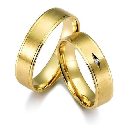 Gifteringer i gult gull 9kt, 5,5 mm. GETTMANN -833955 Gifteringer i gult gull 9kt, 5,5 mm. GETTMANN -833955