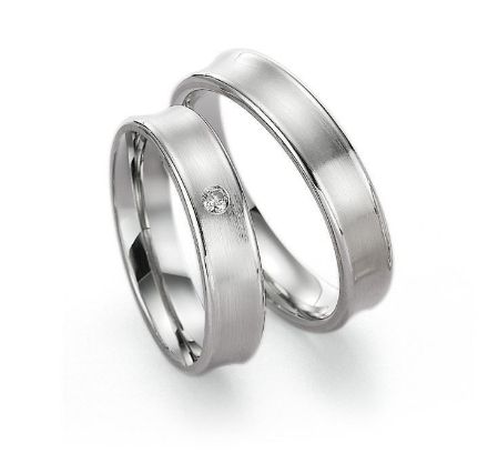 Gifteringer i hvitt gull 9kt, 5 mm. GETTMANN - 1800550 Gifteringer i hvitt gull 9kt, 5 mm. GETTMANN - 1800550