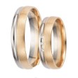 Gifteringer i hvitt & rødt gull 9kt, 5 mm. GETTMANN - 834650 Gifteringer i hvitt & rødt gull 9kt, 5 mm. GETTMANN - 834650