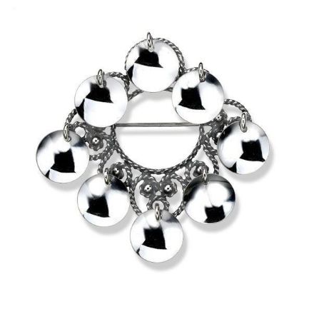 Liten sølje, oksydert. Nordlandssølv - 604 Liten sølje, oksydert. Nordlandssølv - 604