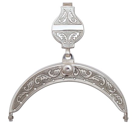 Veskelås, plett oksidert- 537100 Veskelås, plett oksidert- 537100