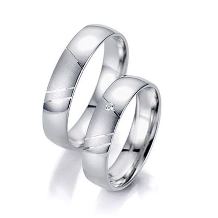 Gifteringer i hvitt gull 14 kt, 5 mm. Smart line - 4807039 Gifteringer i hvitt gull 14 kt, 5 mm. Smart line - 4807039