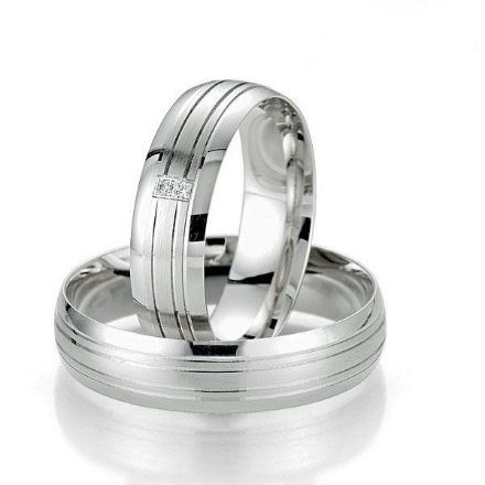 Gifteringer i hvitt gull 14 kt, 5.5 mm. Smart line - 4807043 Gifteringer i hvitt gull 14 kt, 5.5 mm. Smart line - 4807043