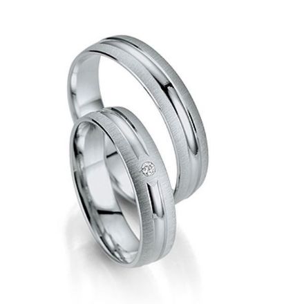 Gifteringer i hvitt gull 14 kt, 5 mm. Smart line - 4807033 Gifteringer i hvitt gull 14 kt, 5 mm. Smart line - 4807033