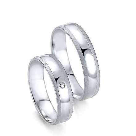 Gifteringer i hvitt gull 14 kt, 5 mm. Smart line - 48070590 Gifteringer i hvitt gull 14 kt, 5 mm. Smart line - 48070590