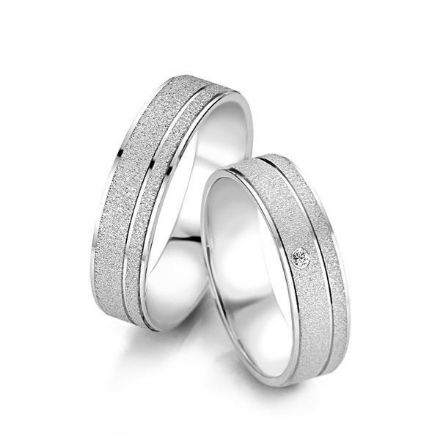 Gifteringer i hvitt gull 14 kt, 5.5 mm. Smart line - 48070650 Gifteringer i hvitt gull 14 kt, 5.5 mm. Smart line - 48070650