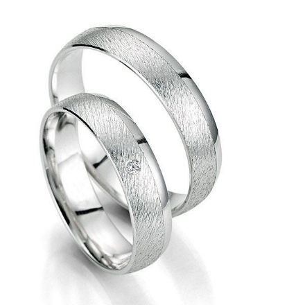 Gifteringer i hvitt gull 14 kt, 5 mm. Smart line - 4807029 Gifteringer i hvitt gull 14 kt, 5 mm. Smart line - 4807029