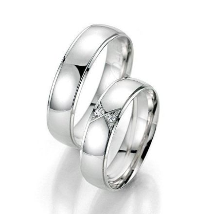 Gifteringer i hvitt gull 14 kt, 5.5 mm. Smart line - 4807045 Gifteringer i hvitt gull 14 kt, 5.5 mm. Smart line - 4807045