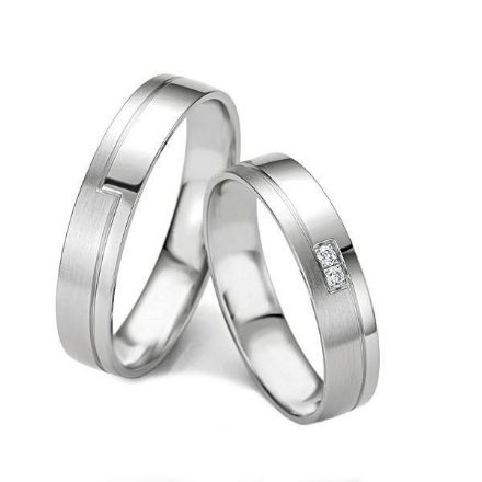 Gifteringer i hvitt gull 14 kt, 4.5 mm. Slim line -  4807139 Gifteringer i hvitt gull 14 kt, 4.5 mm. Slim line -  4807139