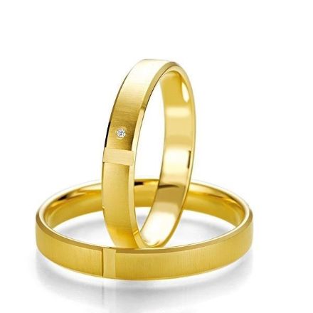 Gifteringer i gult gull 14 kt, 3.5 mm. Slim line - 4807121 Gifteringer i gult gull 14 kt, 3.5 mm. Slim line - 4807121