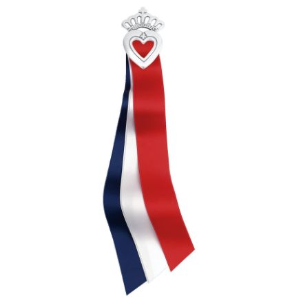 17.mai sløyfe til barn, kvit 17.mai sløyfe til barn, kvit