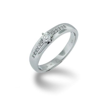 Diamantring i hvitt gull med 0.20 ct TW-SI-109900201 Diamantring i hvitt gull med 0.20 ct TW-SI-109900201