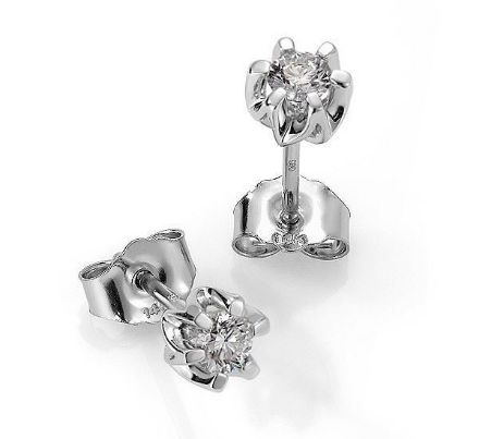 Diamantøredobber Sitara med  2/0,20 ct W-Si - 422120 Diamantøredobber Sitara med  2/0,20 ct W-Si - 422120