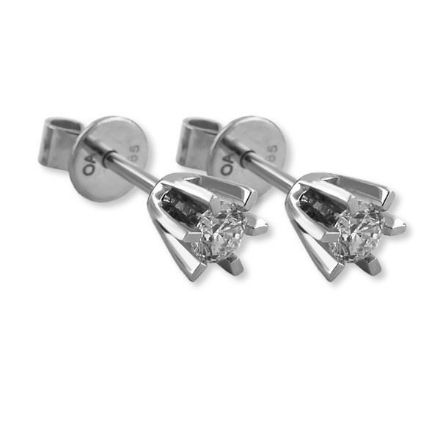 Diamantøredobber Sofia med  2/0,20 ct W-Si-2120720 Diamantøredobber Sofia med  2/0,20 ct W-Si-2120720