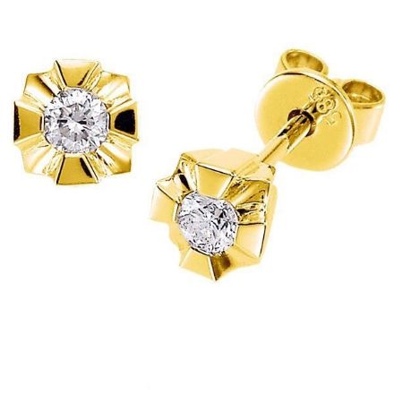 Diamantøredobber Evita med  2/0,05 ct W-Si-502050 Diamantøredobber Evita med  2/0,05 ct W-Si-502050