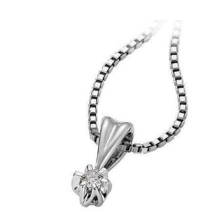 Diamantsmykke Sitara i gull med 0,05 ct W-Si-322105 Diamantsmykke Sitara i gull med 0,05 ct W-Si-322105