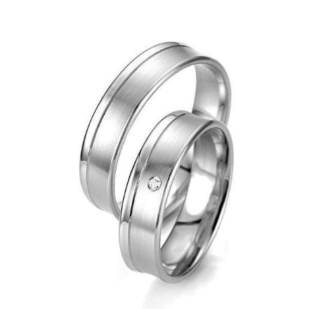 Gifteringer i hvitt gull 14 kt, 5.5 mm. Smart line- 48070270 Gifteringer i hvitt gull 14 kt, 5.5 mm. Smart line- 48070270