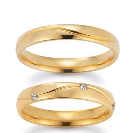 Gifteringer i gult gull 14 kt, 3.5 mm. GERSTNER - 20076 Gifteringer i gult gull 14 kt, 3.5 mm. GERSTNER - 20076