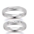 Gifteringer i hvitt gull 14 kt, 4 mm. GERSTNER - 20086