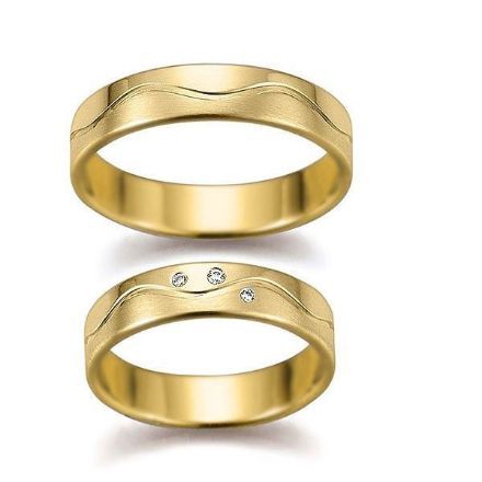 Gifteringer i gult gull 14 kt, 5 mm. GERSTNER -282660 Gifteringer i gult gull 14 kt, 5 mm. GERSTNER -282660