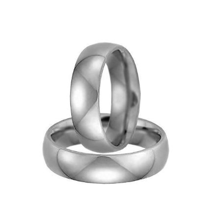 Gifteringer i palladium 500, 6 mm. GERSTNER - 283106 Gifteringer i palladium 500, 6 mm. GERSTNER - 283106