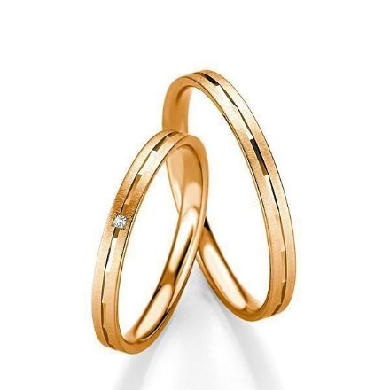 Gifteringer i rødt gull 9 kt, 2.5 mm. BASIC SLIM - 1480432100 Gifteringer i rødt gull 9 kt, 2.5 mm. BASIC SLIM - 1480432100