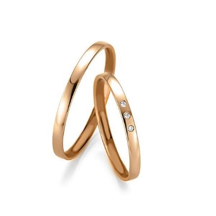 Gifteringer i rødt gull 9 kt, 2 mm. BASIC SLIM - 1480430700 Gifteringer i rødt gull 9 kt, 2 mm. BASIC SLIM - 1480430700