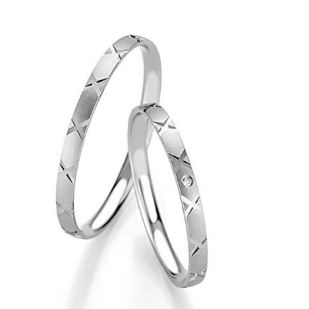 Gifteringer i platina 950, 2 mm. BASIC SLIM - 44804317 Gifteringer i platina 950, 2 mm. BASIC SLIM - 44804317