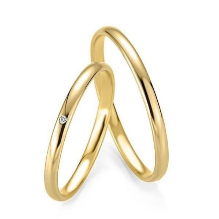 Gifteringer i gult gull 9 kt, 2 mm. BASIC SLIM - 148043030 Gifteringer i gult gull 9 kt, 2 mm. BASIC SLIM - 148043030