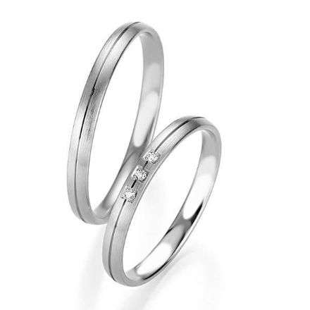 Gifteringer i hvitt gull 14 kt, 2.5 mm. BASIC SLIM - 48043230 Gifteringer i hvitt gull 14 kt, 2.5 mm. BASIC SLIM - 48043230