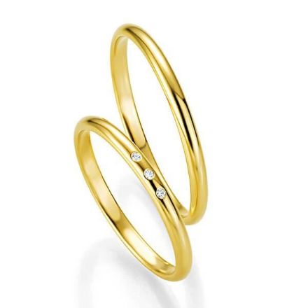 Gifteringer i gult gull 14 kt, 2 mm. BASIC SLIM - 4804305 Gifteringer i gult gull 14 kt, 2 mm. BASIC SLIM - 4804305