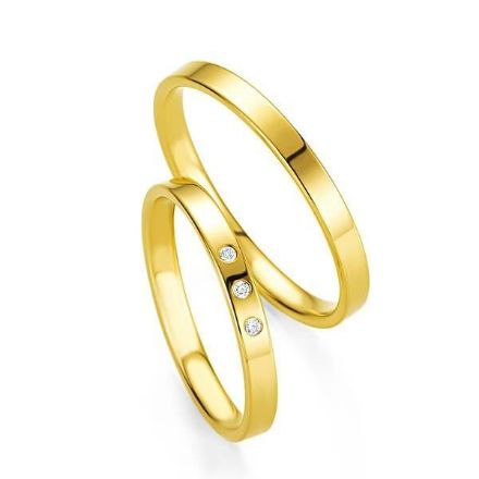 Gifteringer i gult gull 14 kt, 2.5 mm. BASIC SLIM - 4804313 Gifteringer i gult gull 14 kt, 2.5 mm. BASIC SLIM - 4804313