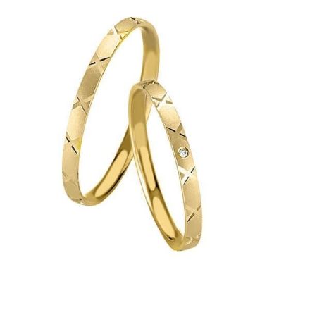 Gifteringer i gult gull 9 kt, 2 mm. BASIC SLIM - 148043170 Gifteringer i gult gull 9 kt, 2 mm. BASIC SLIM - 148043170