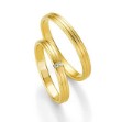 Gifteringer i gult gull 14 kt, 3 mm. BASIC SLIM - 4804201
