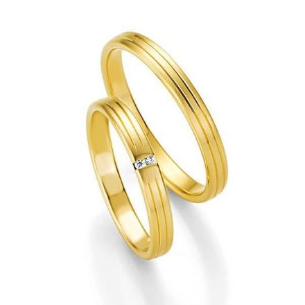 Gifteringer i gult gull 14 kt, 3 mm. BASIC SLIM - 4804201 Gifteringer i gult gull 14 kt, 3 mm. BASIC SLIM - 4804201