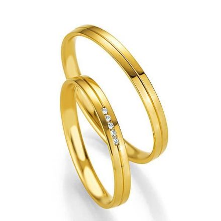 Gifteringer i gult gull 14 kt, 2/5 mm. BASIC SLIM - 4804327 Gifteringer i gult gull 14 kt, 2/5 mm. BASIC SLIM - 4804327