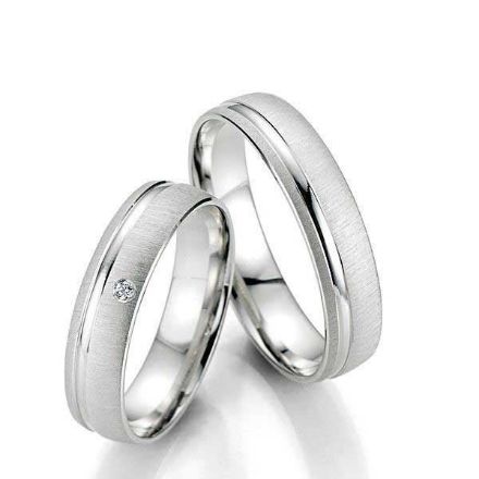 Gifteringer i hvitt gull 14 kt, 5 mm. Smart line - 4807019 Gifteringer i hvitt gull 14 kt, 5 mm. Smart line - 4807019