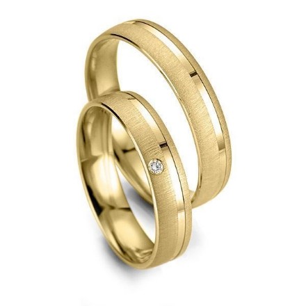 Gifteringer i gull 14 kt, 4.5 mm. Smart line - 4807003 Gifteringer i gull 14 kt, 4.5 mm. Smart line - 4807003