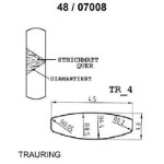 Skisse av gull 14 kt, 4.5 mm. Smart line - 4807008