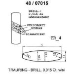 Skisse av gult gull 14 kt, 5 mm. Smart line - 4807015