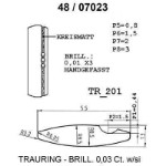 Skisse av gult gull 14 kt, 5.5 mm. Smart line - 4807023